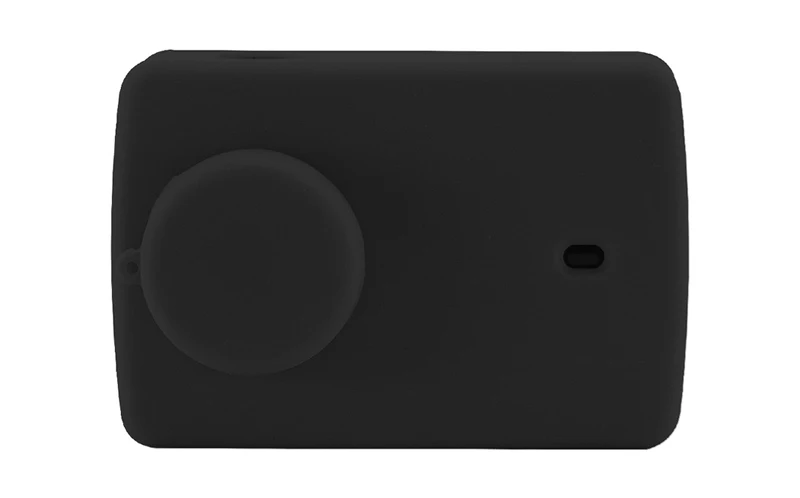 Мягкий силиконовый защитный чехол+ крышка объектива для Xiaomi Yi 2 4K для экшн-камеры Xiaoyi 4K