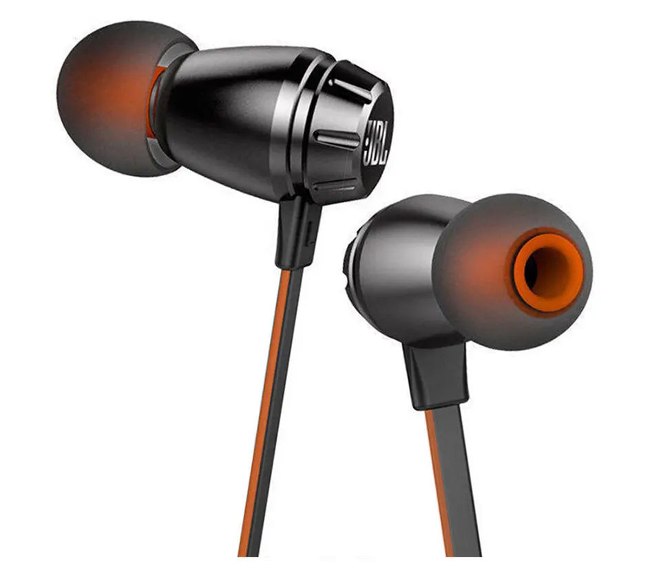 JBL T380A наушники с чистым басом, Hi-Fi стерео музыкальные наушники для бега, спортивные двойные динамические свободные руки с микрофоном, 3,5 мм аудио разъем
