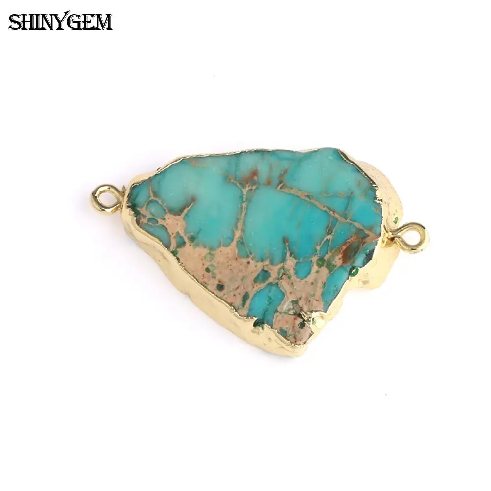 ShinyGem 5 шт. естественный неправильной формы морской осадочный Кулон Разъем