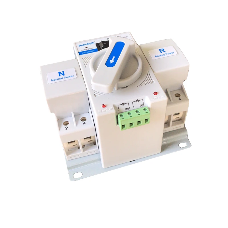 2P AC200V-240V 4P AC350-415V MCCB тип двойной мощности автоматический переключатель ATS