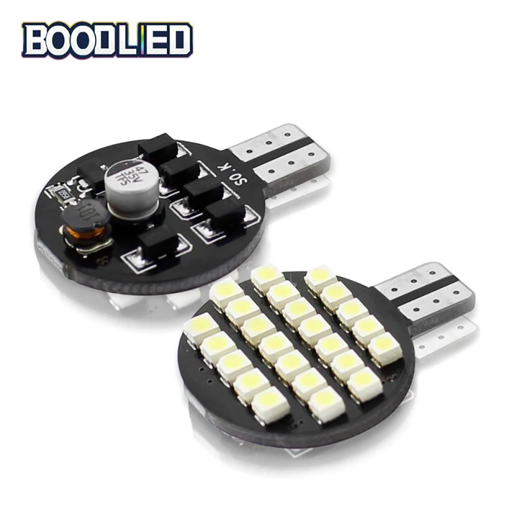 Светодиодная лампа T10 194 168 W5W 3528 1210 24 SMD 12 В постоянного тока купольная