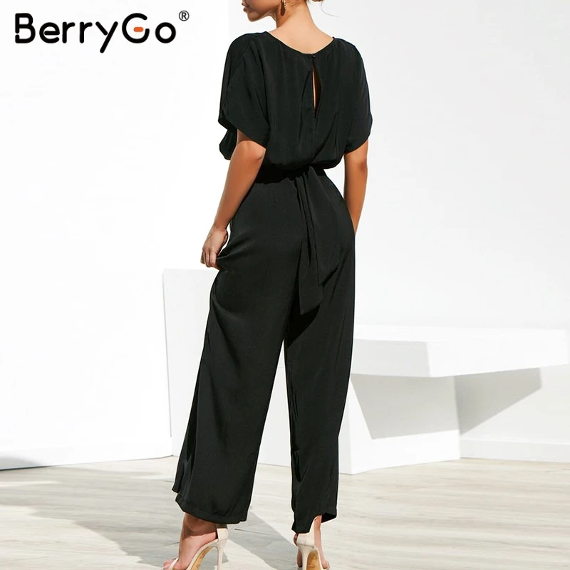 BerryGo/Винтажный женский комбинезон из двух частей летний Свободный Повседневный с