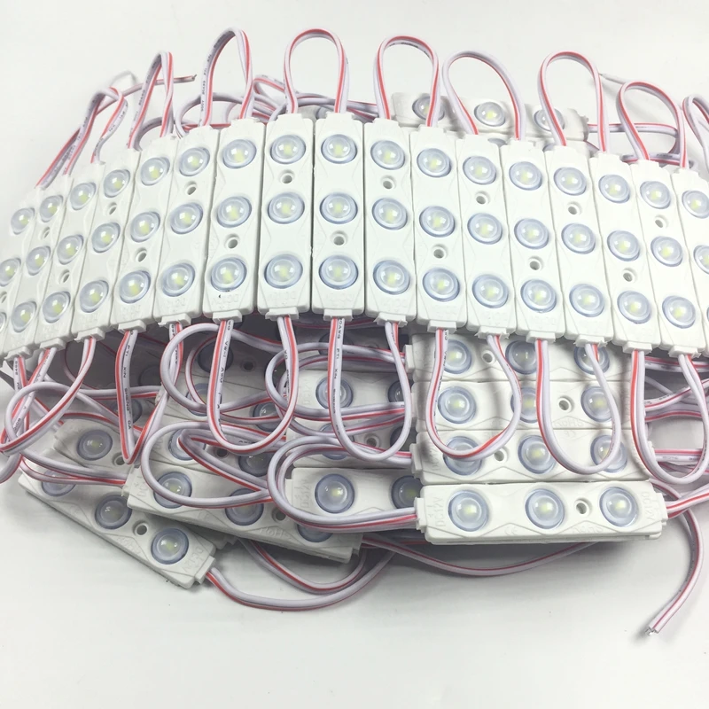 500 шт./лот постоянный ток 2835 впрыскиваемый светодиодный модуль 3 светодиодных