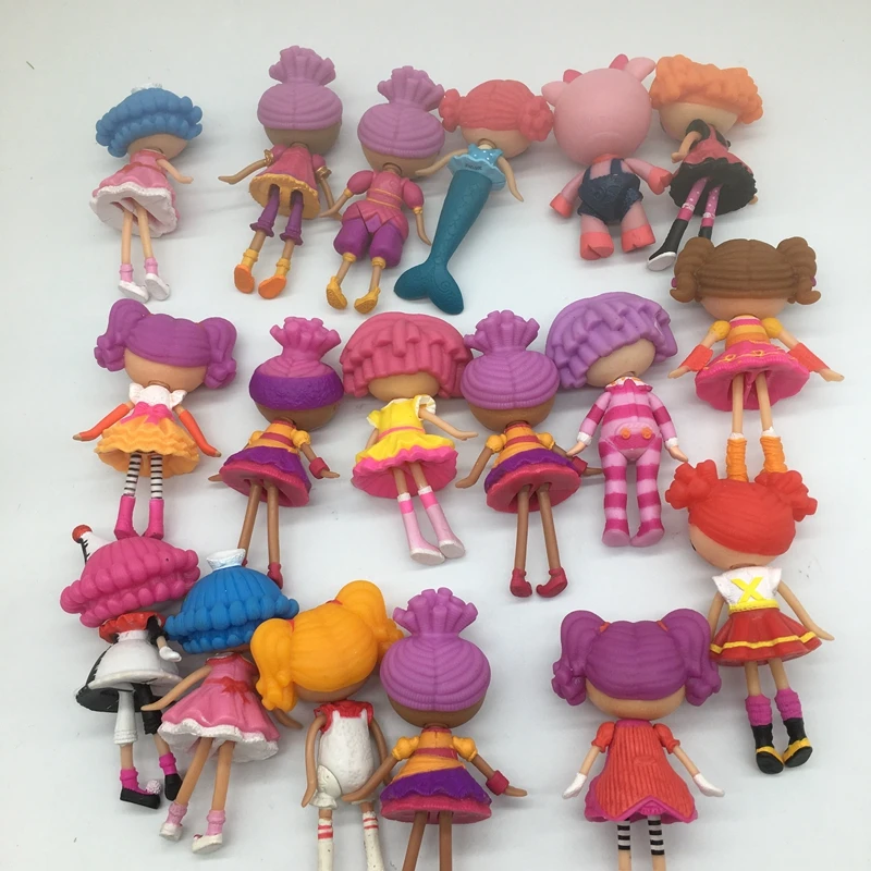 Мини-куклы MGA Lalaloopsy 10 шт./лот фигурки героев для девочек игрушечный игровой домик