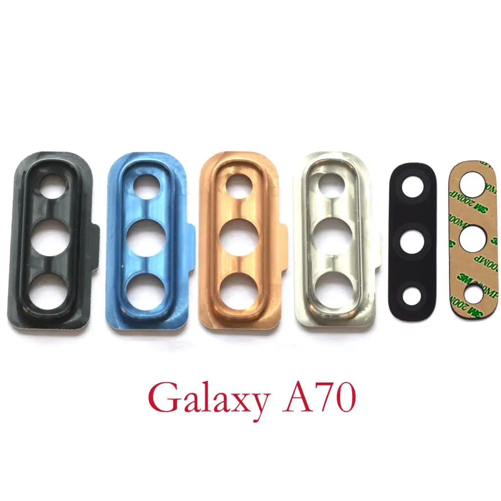 Заднее стекло для объектива камеры кольцо с объективом Samsung Galaxy A50 A70 2019 A505F A505 FN/DS