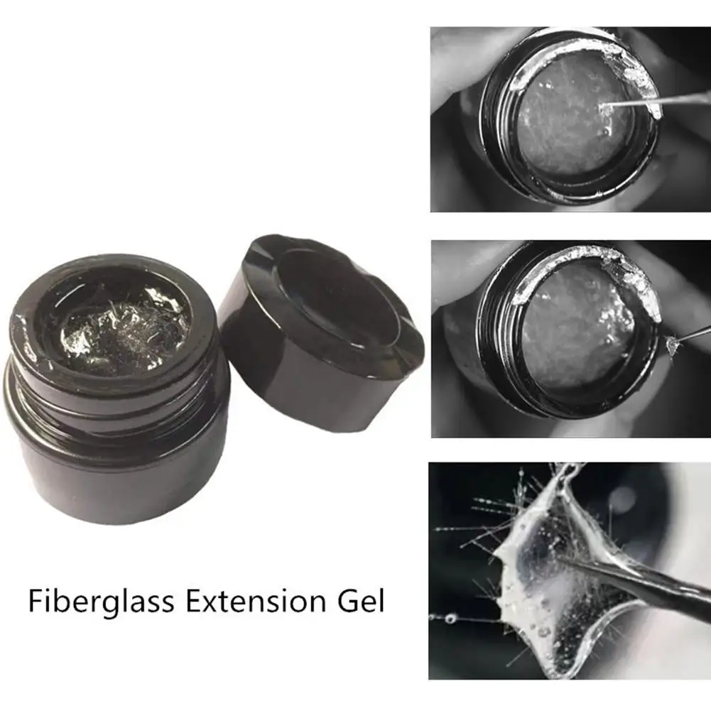 1 Набор Профессиональный набор для ногтей из стекловолокна стекло наращивание