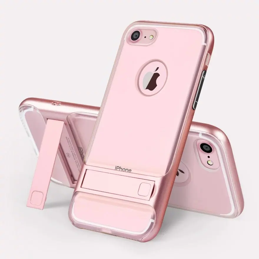 Для iPhone 7 Case Shell Гибридный Двойной Слой Амортизирующие Броня Чехол с Kickstand для Apple