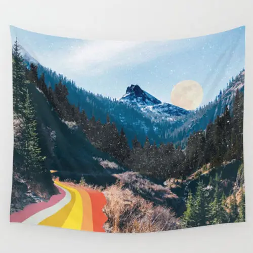 1 шт. настенный гобелен в стиле феи леса Богемный Хиппи покрывало чехол Taperstry