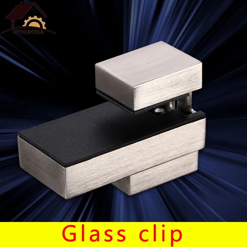 

Myhomera Adjustable Glass Clamps F Clamp Shelves Holder Corner Bracket Zinc Alloy For 5-20mm Load 15kg Glass Clips Large,Small