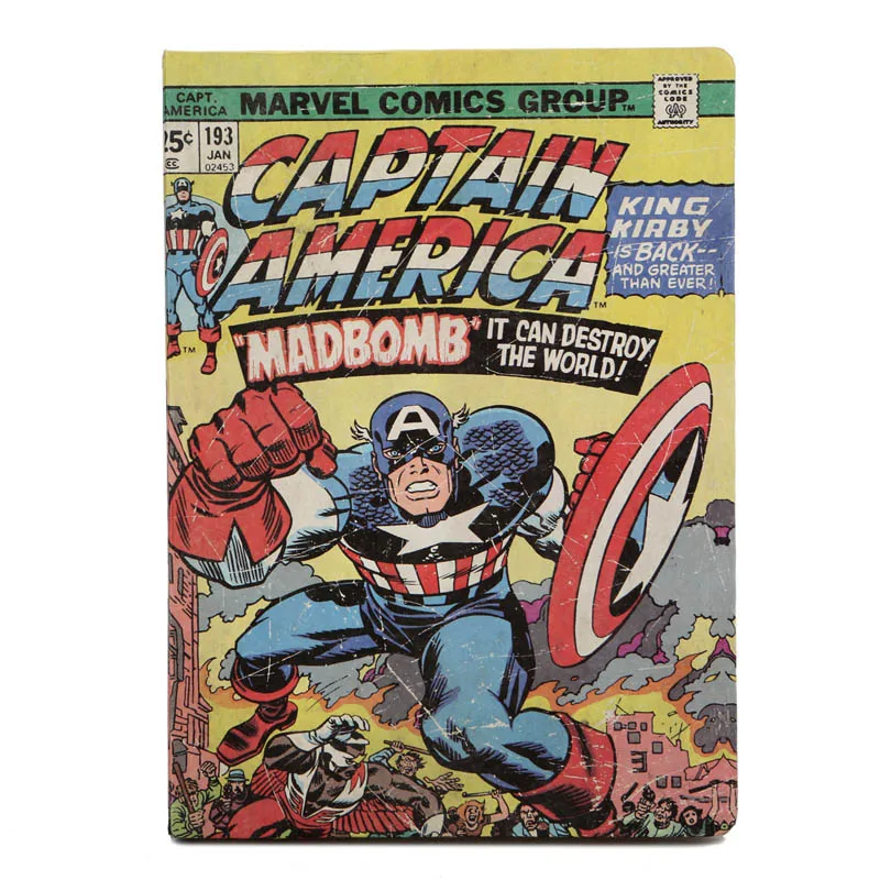 Captain America VCity книжный светильник Железный человек Капитан Америка Человек-паук Antman Халк коллекция светодиодный светильник ing лампы лучшие подарки для кинолюбителей - Испускаемый цвет: Captain America