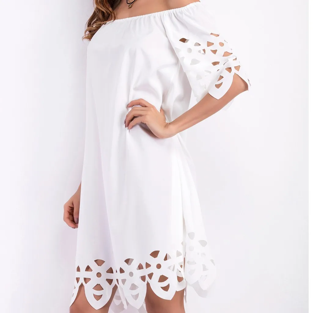 Vestido Воно хиппи-Прозрачное платье женские разноцветные Открытое платье с открытыми плечами и воротником для детей возрастом белый сарафан Z4