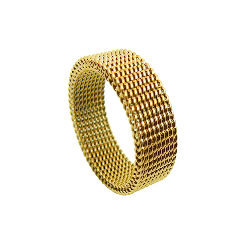 Кольцо из мягкой титановой стали шириной 8 мм|titanium steel ring|jewelry ringsrings for women wedding |