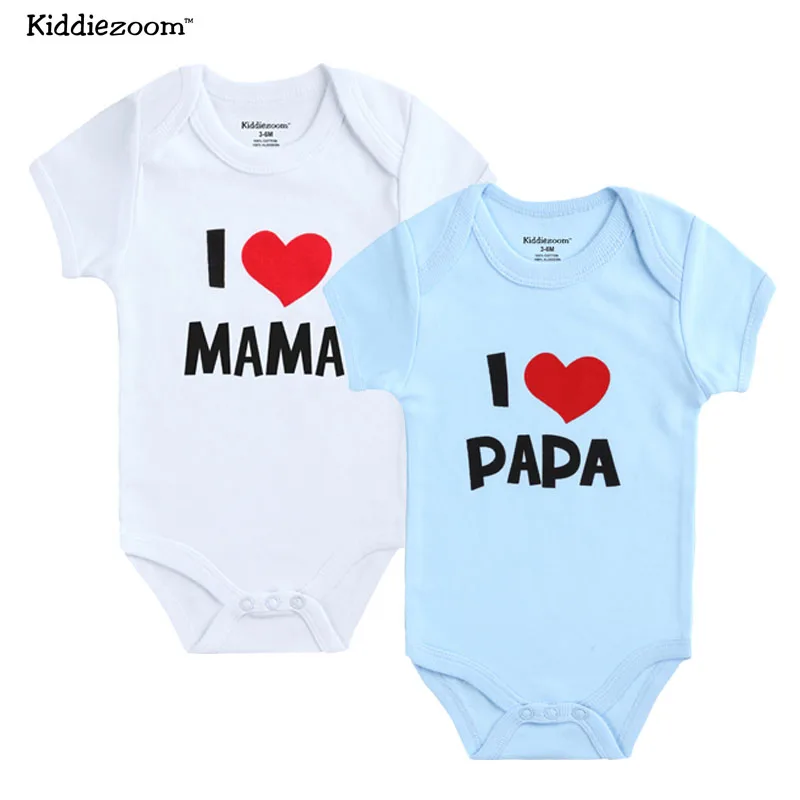Детский комбинезон с коротким рукавом Kiddiezoom 2 шт./лот детская одежда унисекс