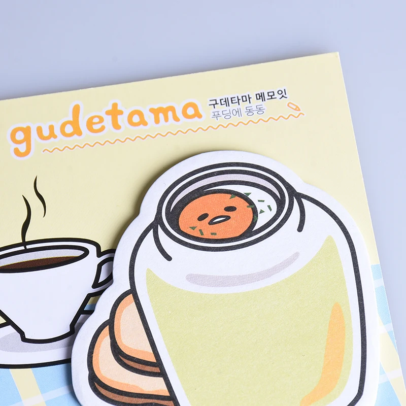 2 шт. заметки Kawaii яйцо брат Gudetama ленивый Блокнот офис школьные принадлежности