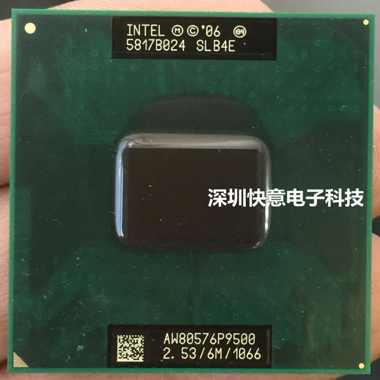 Процессор Intel Core 2 Duo P9500 процессор для ноутбука PGA 478 ЦП 100% работающий должным