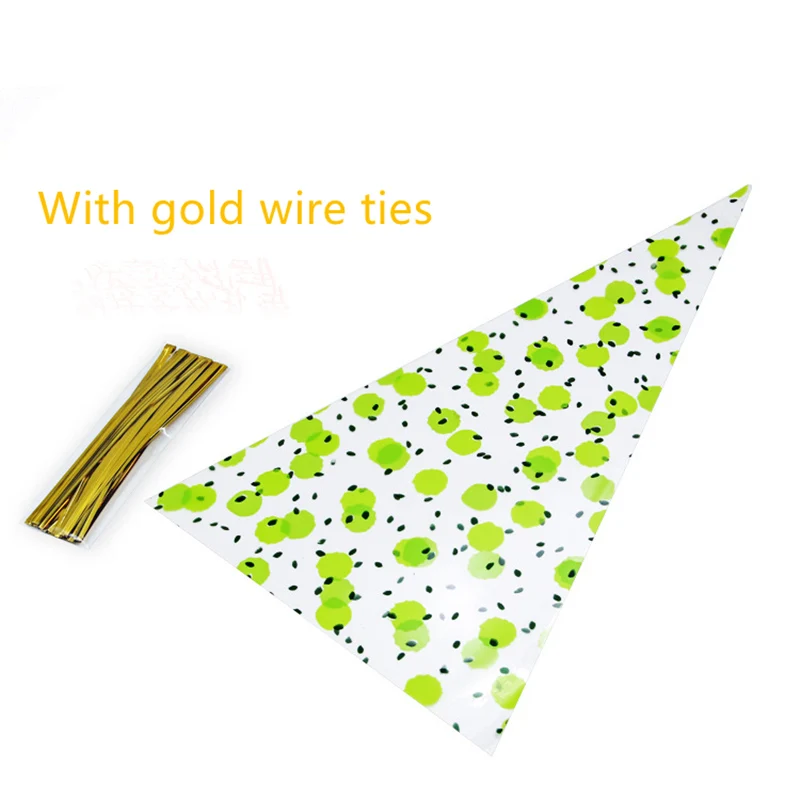 50 шт. попкорн Пластик мешки для упаковки шоколад "Леденец" Свадебные сладости мешок хранения сумка для рождества Свадебная вечеринка