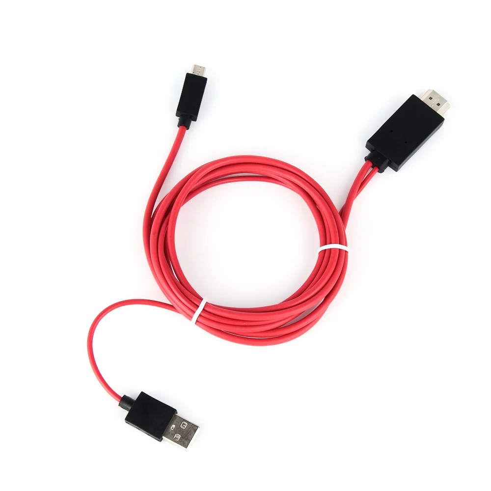 Новое поступление MHL Micro USB к HDMI 1080P HD ТВ кабель адаптер для Android samsung телефонов 11Pin 5Pin Универсальный шнур высокого качества