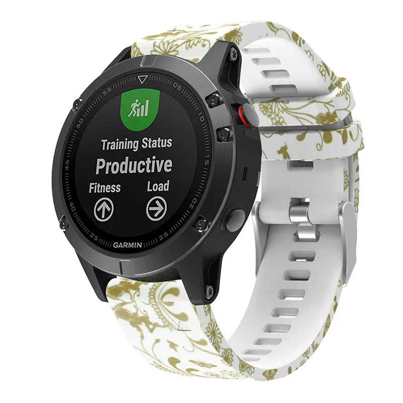 Узорчатый силиконовый ремешок для Garmin Fenix 5 5 Plus 935 gps Замена быстросъемный установка ремешок для часов умный Ремешок Браслет