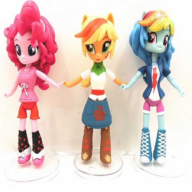 7 шт. My Little Pony 14 см игрушки Дружба это волшебная пони ПВХ фигурки Набор