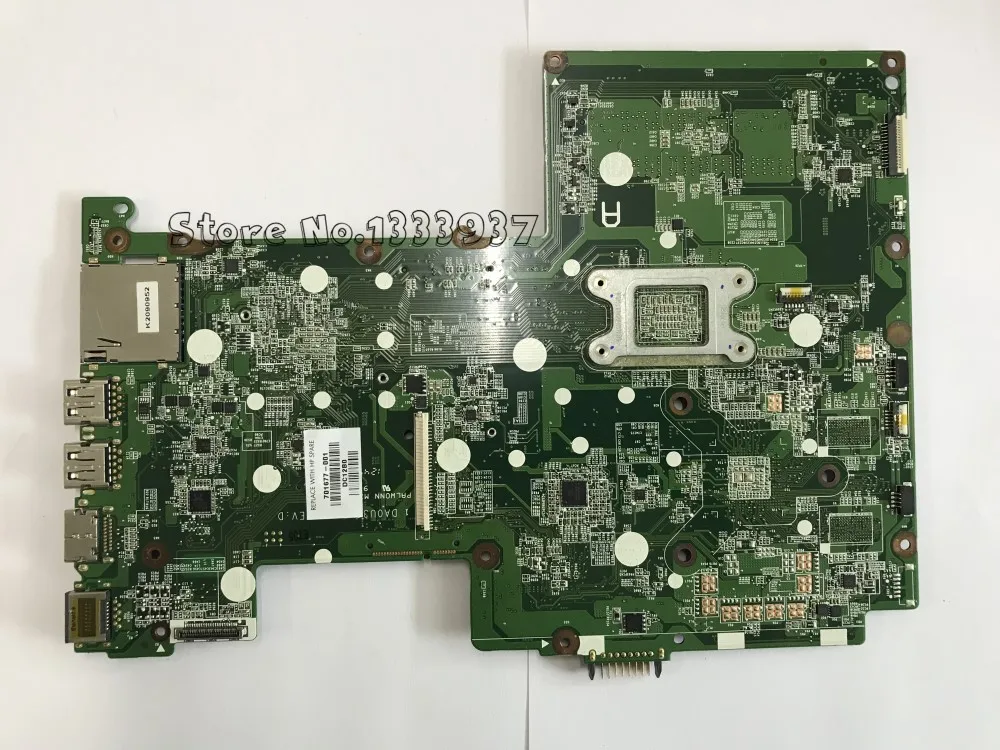 

Mainboard 701694-501 For hp Sleekbook 15 15-B 701694-001 laptop Motherboard i5-3317U cpu DA0U33MB6D0