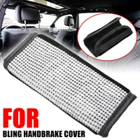 1pc full diamond crystal car auto handbrake cover seat belt cover for car diy styling interior decoration accessories parts