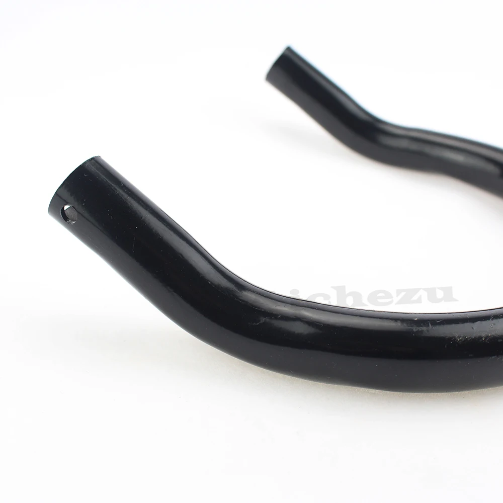 

ACZ Motorcycle Universal 1pc 230mm Black Cafe Racer Upswept Kick Up Rear Seat Frame Hoop Loop Tracker End 1" 25mm