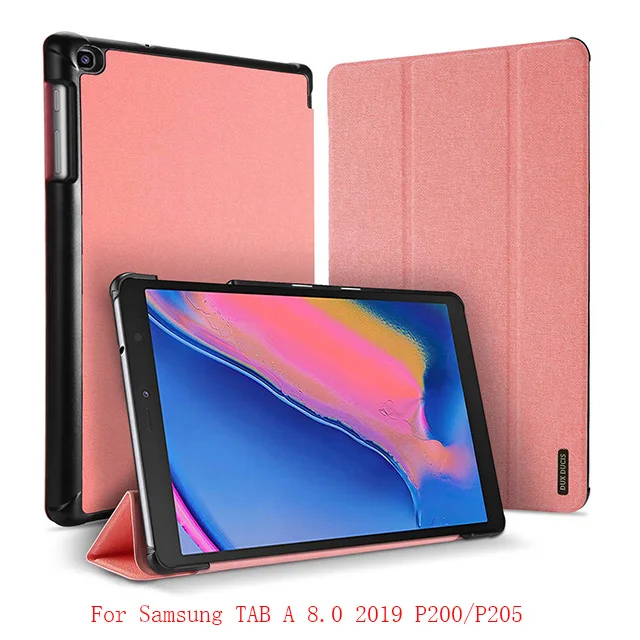 For TAB A 8.0 P200 DUX DUCIS из искусственной кожи чехол для samsung Galaxy TAB A 10,1 Магнитный чехол-книжка Smart Cover для samsung TAB A 8,0 A 10,5 - Цвет: For TAB A 8.0 P200