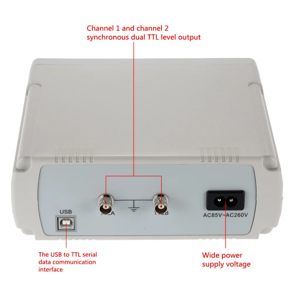 

6MHz High Frequency Signal Generator Digi-DDS function Generator Arbitrary Waveform Frequency Generator 12Bit 250MSa/s Sine Wave