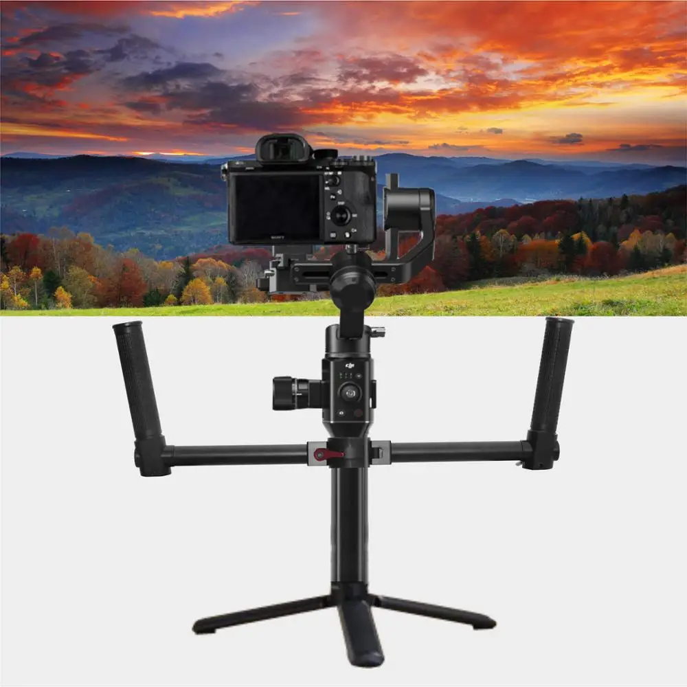 Для DJI RONIN-S аксессуары двойной ручной держатель Расширенный ручка Gimbal для Ронин S