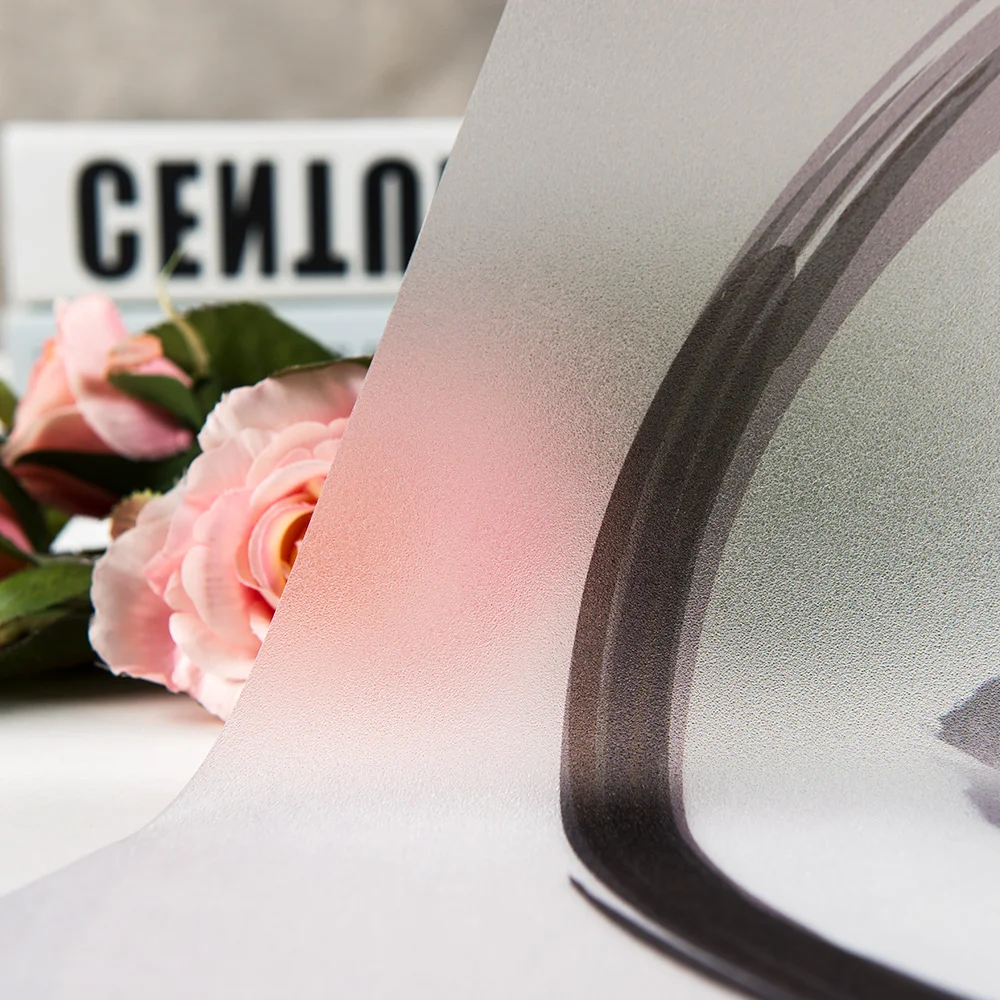 Наклейка на окно с цветами и лотосом|frosted privacy|privacy glass stickerglass stickers |