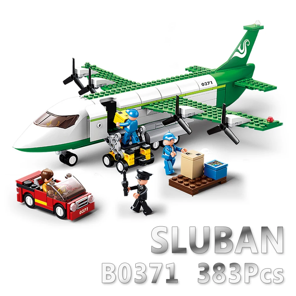 Sluban модель здания B0361 214 шт модель строительные наборы Классические Игрушки Хобби самолет коллекция - Цвет: Without Original Box