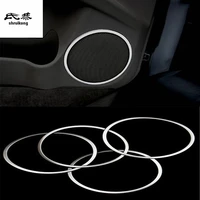 4pcslot stainless steel car door speaker decoration cover for 2013 2018 mitsubishi pajero sport