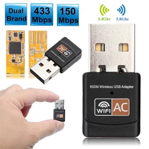 USB Wi-Fi адаптер, 2,4 Мбитс, 2,05 ГГц, 802.11AC