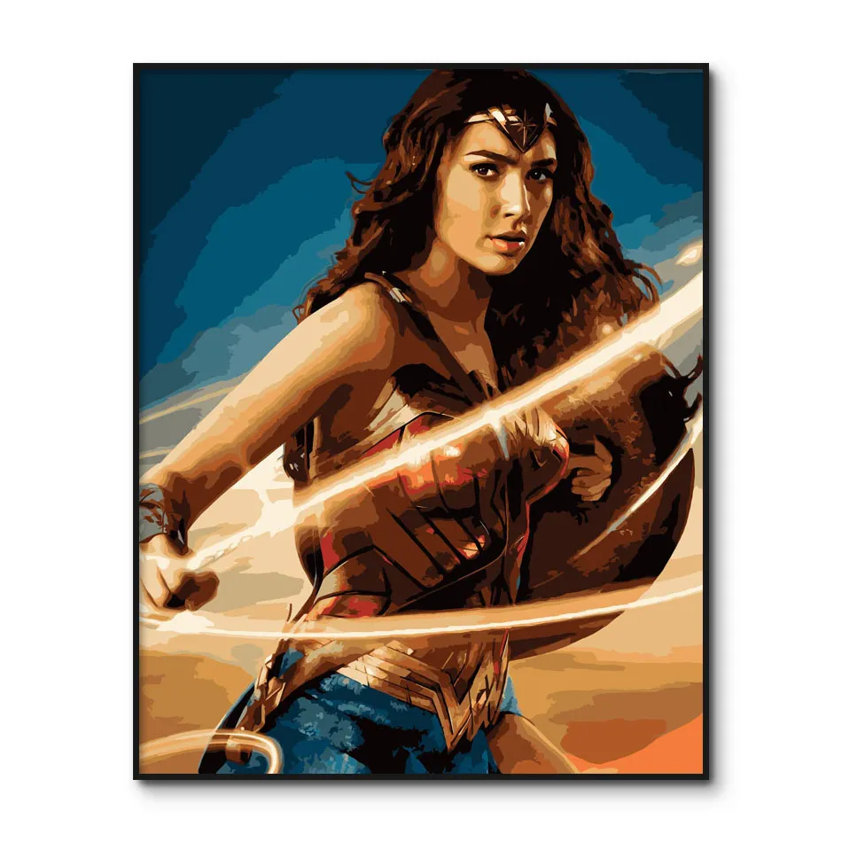 Живопись по номерам взрослые Диана Принц DIY живопись маслом наборы на холсте Wonder