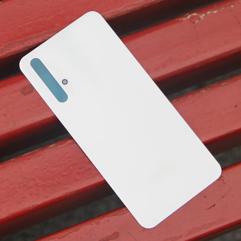 Huawei аккумулятор стекло задняя крышка Дверь для huawei Honor 20 Honor20 дверь задний корпус задняя крышка защитный чехол для телефона - Цвет: White