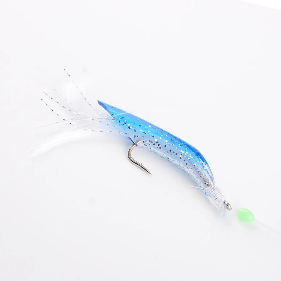 2 упаковки * троллинговая рыболовная приманка Мормышка Мягкая рыба Sabiki lureSea