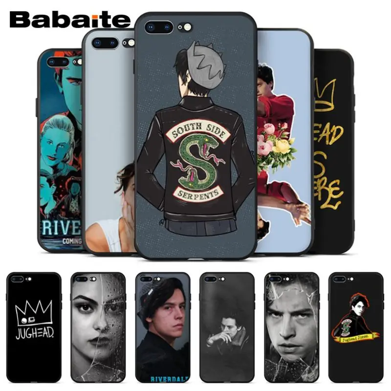 Babaite Американский ТВ ривердейл черный чехол из ТПУ для телефона iPhone 8 7 6 6S Plus 5 5S SE XR