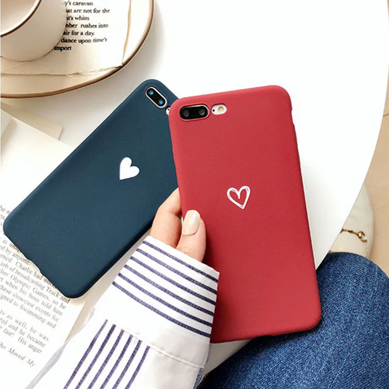 Чехол с узором из сердечек и конфет для iPhone 5 SE ТПУ мягкие силиконовые чехлы 8 7 X 11