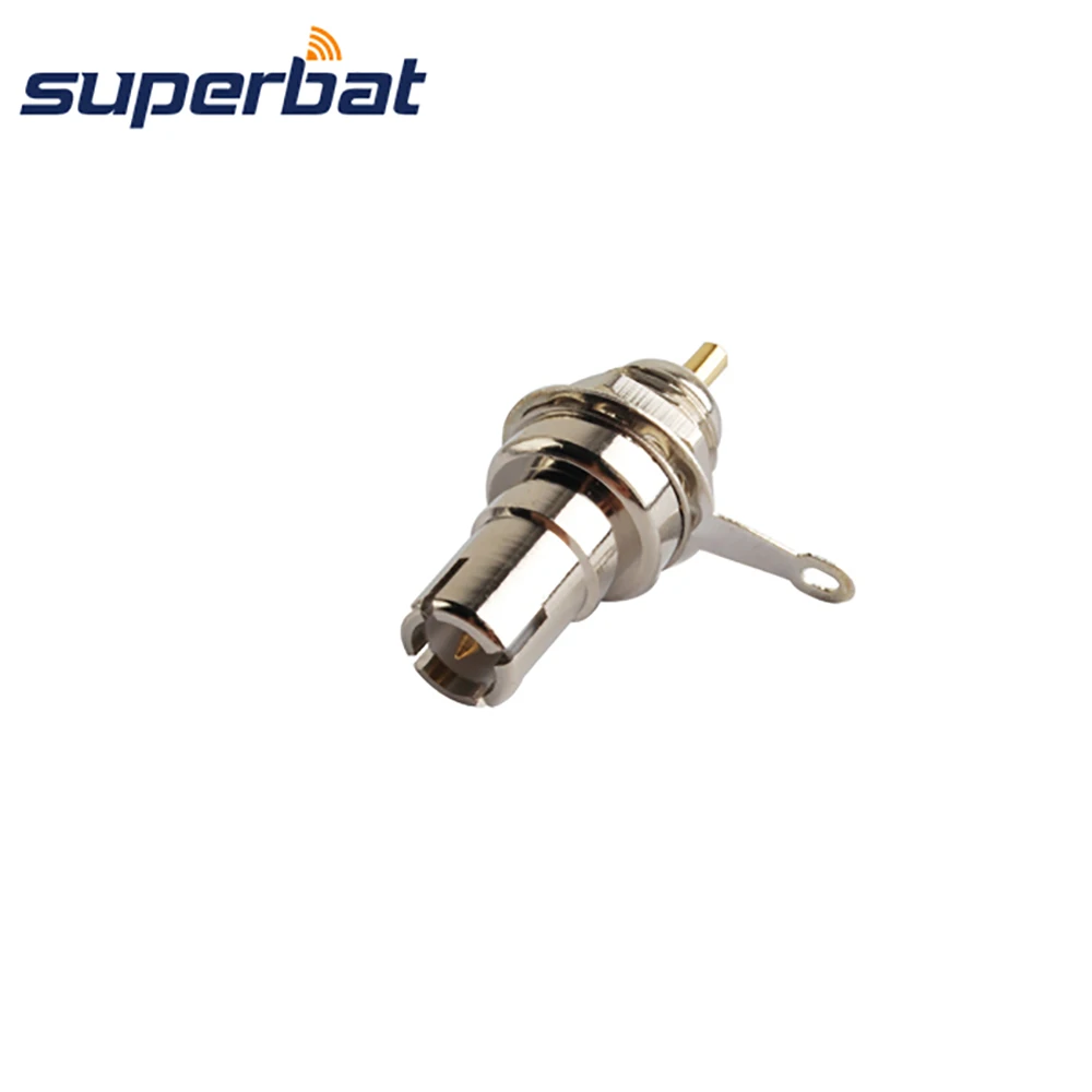 Панель BNC Superbat с быстрым нажимом гайкой и припоем коннектор 50 Ом|panel mount plug|panel