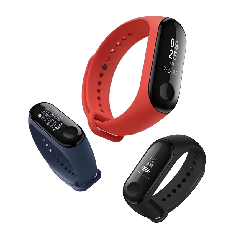 Xiaomi Mi Band 3 фитнес трекер OLED Touch водонепроницаемый смарт браслет с Bluetooth глобальная