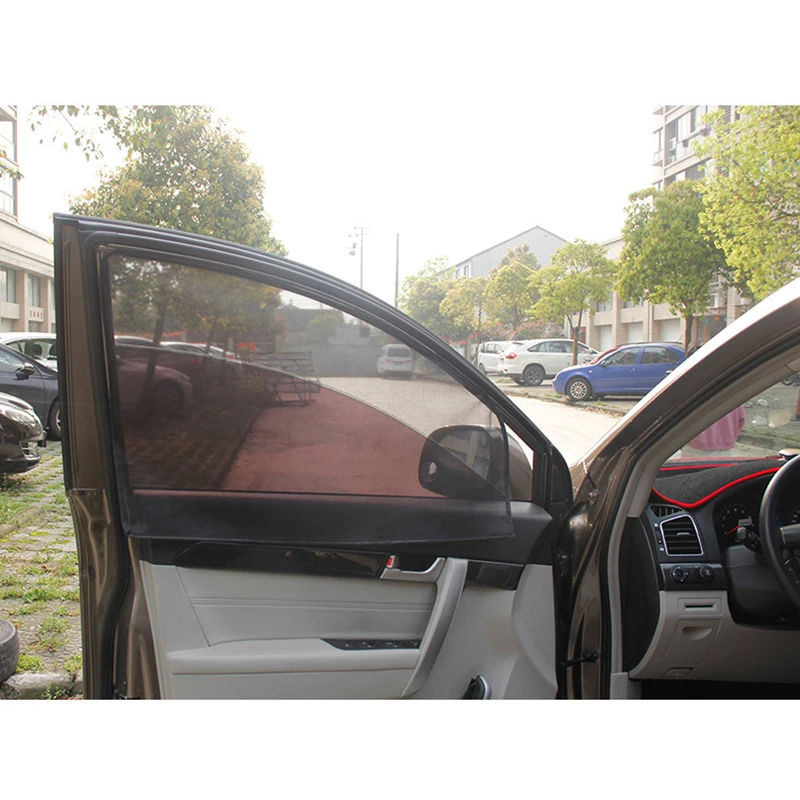 Summer Thickened Mesh Car Sun Shade Car Magnetic Curtain Sun Shade UV Protection Side Window Mesh Sun Visor