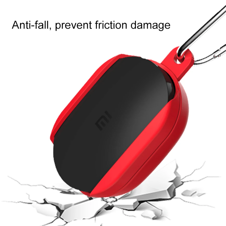 Для Xiao mi Red mi Airdots чехол Защитный чехол для mi Airdots для Red mi Air dots Силиконовый чехол Bluetooth Наушники Аксессуары