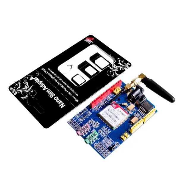 Макетная плата SIM900 GPRS/GSM Shield четырехдиапазонный модуль для Arduino совместим с