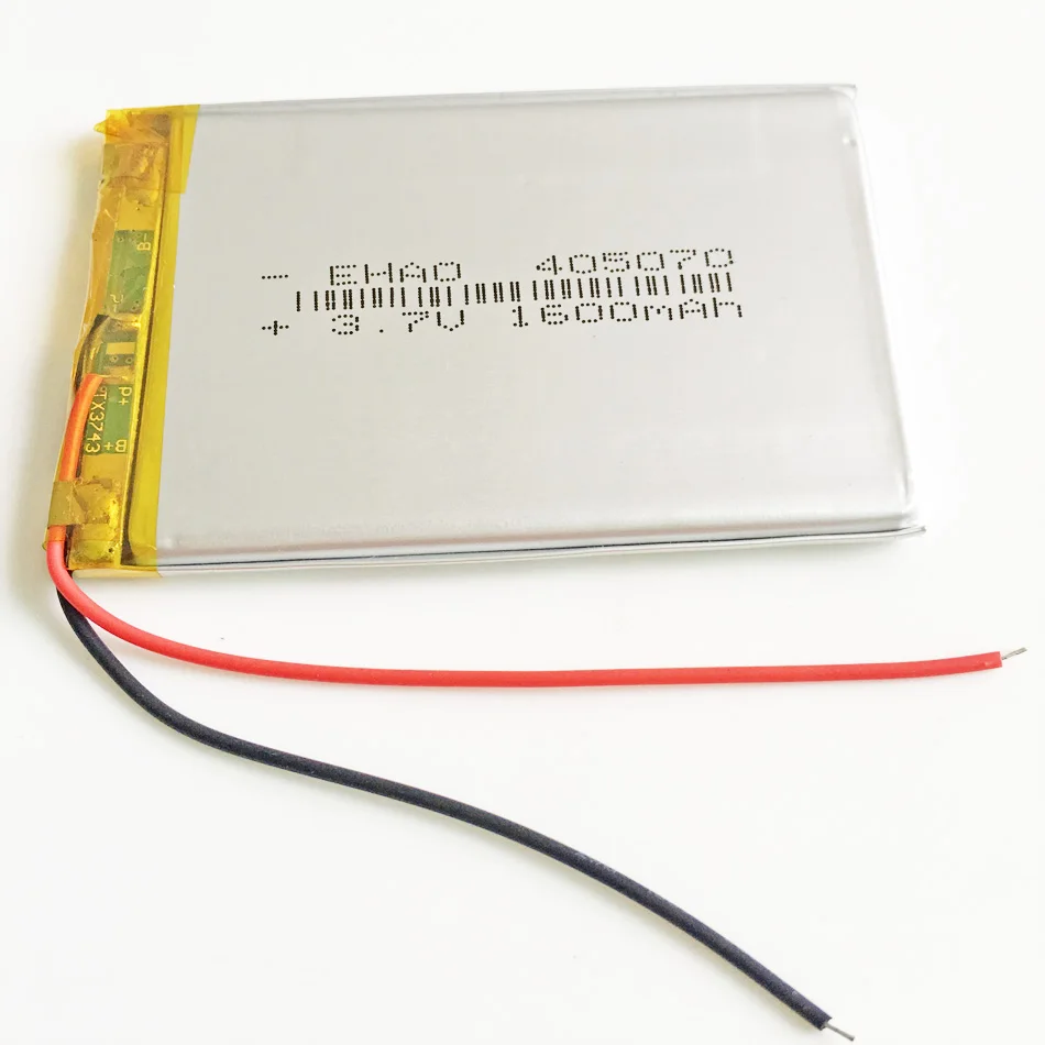 10 x шт 3 7 V 1600mAh литий полимерная ионная аккумуляторная батарея для электронных