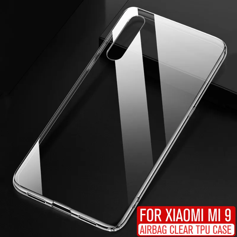 Дизайн подушки безопасности чехлы для Xiaomi Mi 9 Mi9 силиконовый мягкий прозрачный