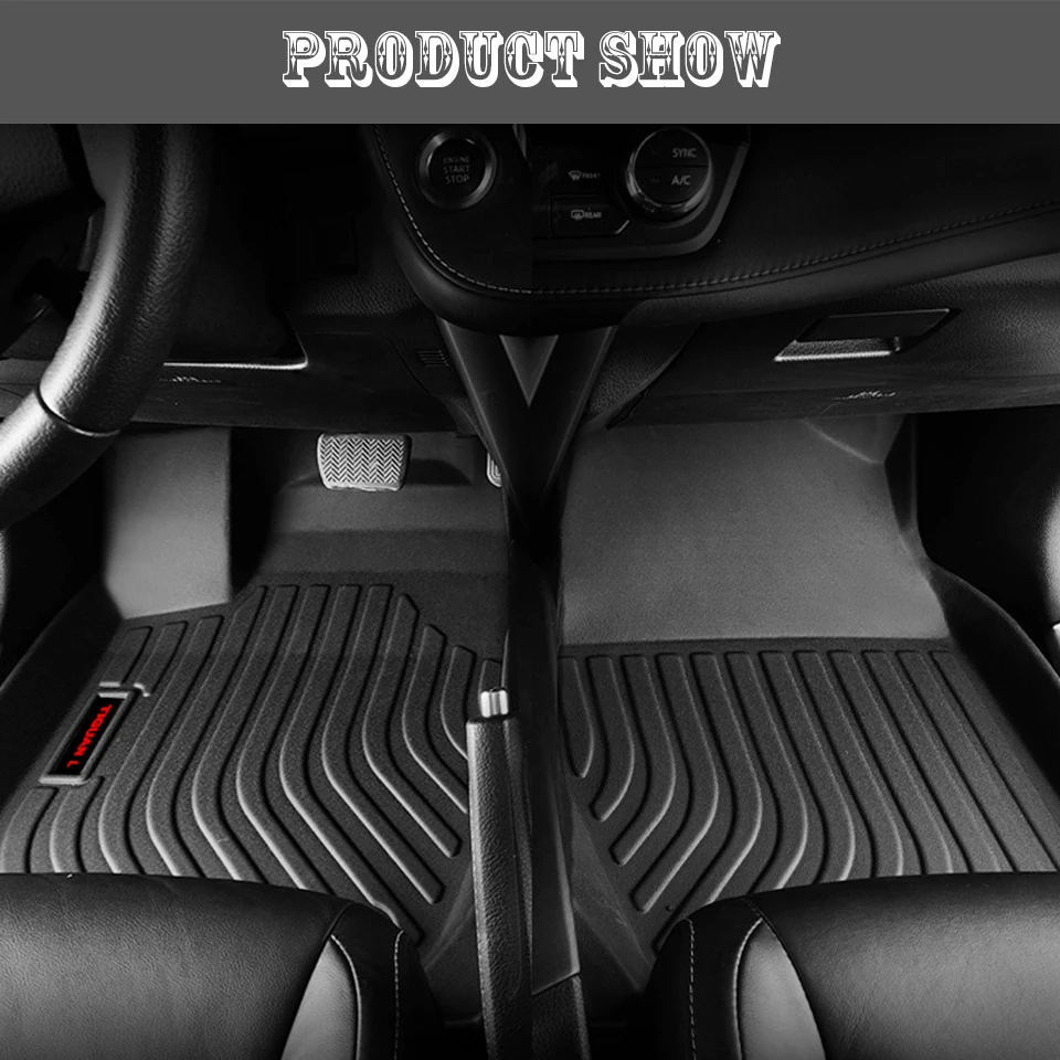 Atreus 1 комплект TPE автомобильный коврик для ног для Volkswagen Tiguan 2010 2011 2012 2013 водонепроницаемые аксессуары для ковров