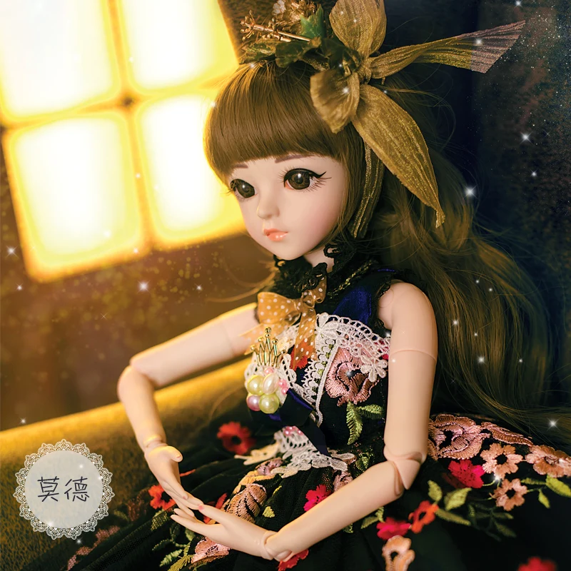 Бесплатная доставка EFLYNOVA BJD 60 см кукла игрушки высокое качество китайская Кукла 18