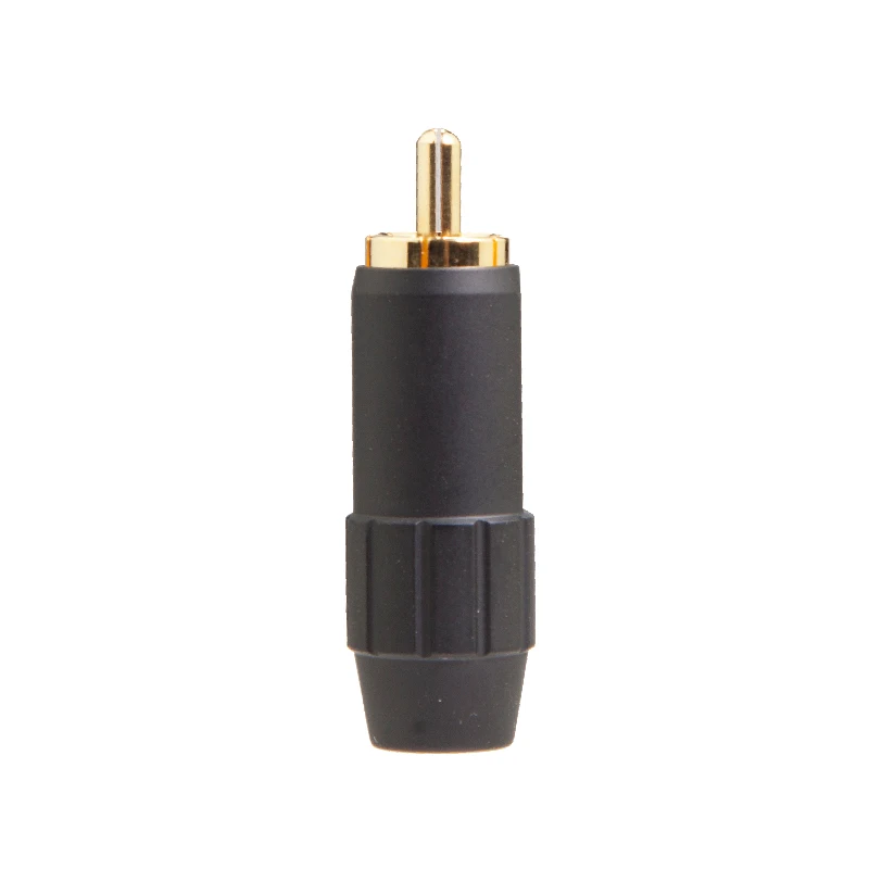 HiFi MPS Flat 8B медный RCA разъем 24K позолоченный lotus head для кабеля 8 мм|plug lotus|plug goldplug rca |