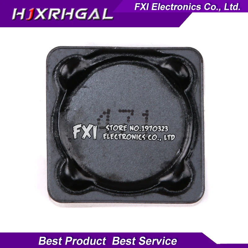 10 шт. CD127 CDRH127R 12x12x7 мм 470uH 471 экранированная Катушка Индуктивности SMD адаптера