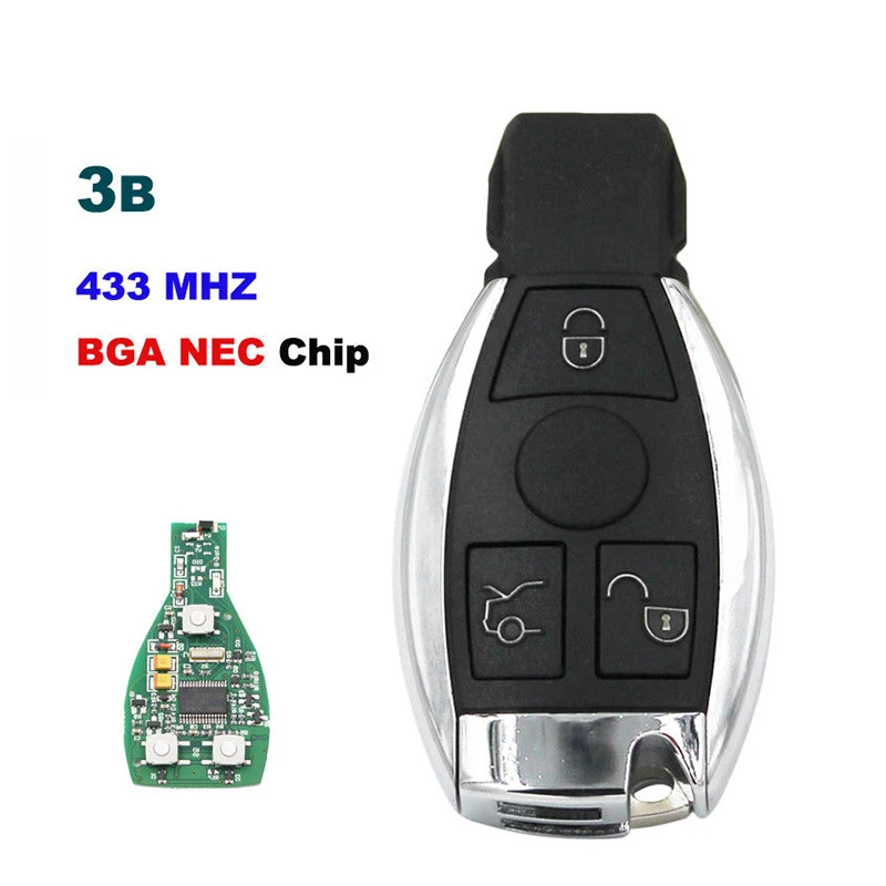3 кнопки дистанционного управления 433 МГц ABS пластик портативный чип смарт часть в